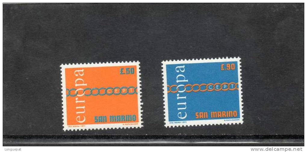 SAINT-MARIN : Europa - Chaîne - 1971