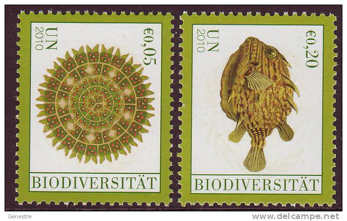 ONU Vienne - 2010 - Y&T 653 à 654 - Biodiversität ** (MNH) - Ungebraucht