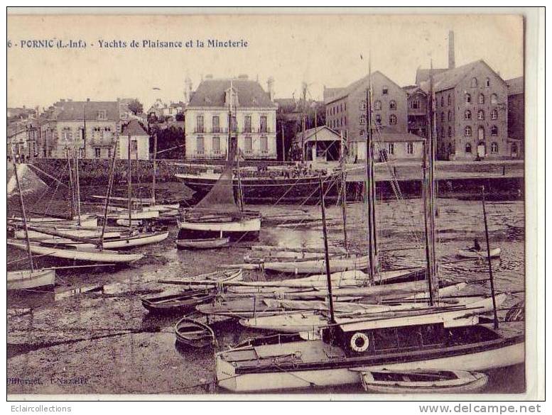 Pornic    44     Yachts De Plaisance Et La Minoterie  (voirscan) - Pornic