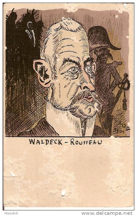 WALDECK-ROUSSEAU-(NANTES- CORBEIL-ESSONNES)-PRESIDENTDU CONSEIL-illustrateur Thug-état Voir Scan - Nantes