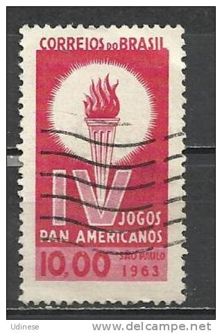 BRAZIL 1963 - PANAMERICAN GAMES  - USED OBLITERE GESTEMPELT USADO - Used Stamps