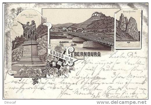 Bernburg, Gruss Aus Bernburg, 1894 !!! Gel., Used - Bernburg (Saale)