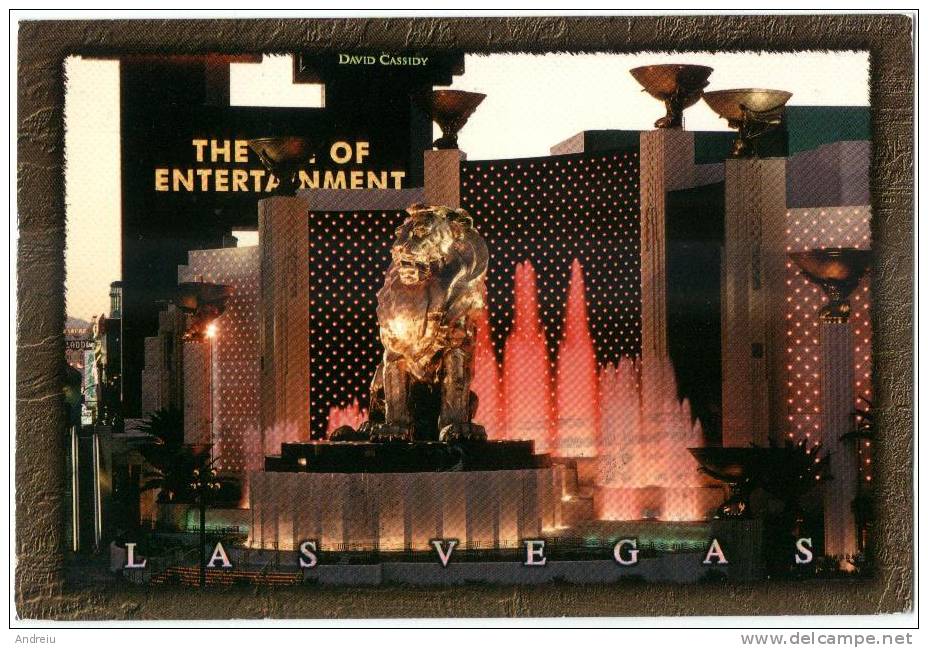 USA United States Nevada, Las Vegas Entrance Of MGM Grand  View  Circulated To Romania - Las Vegas