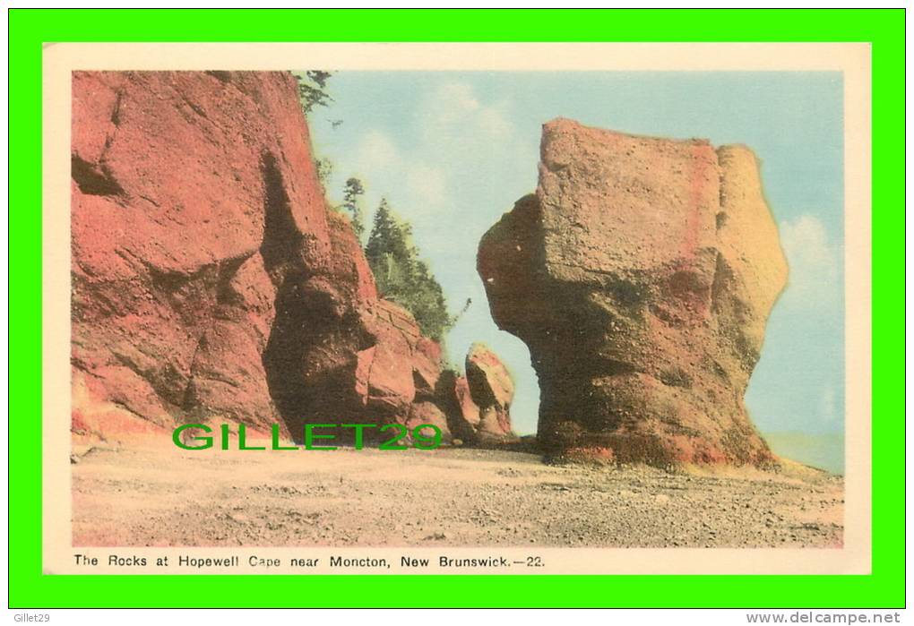 MONCTON, NEW BRUNSWICK - THE ROCKS AT HOPEWELL CAPE - PECO - - Autres & Non Classés