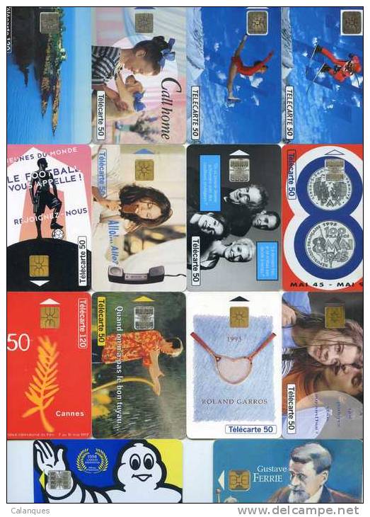 Lot De 42 Cartes Téléphoniques - Collections