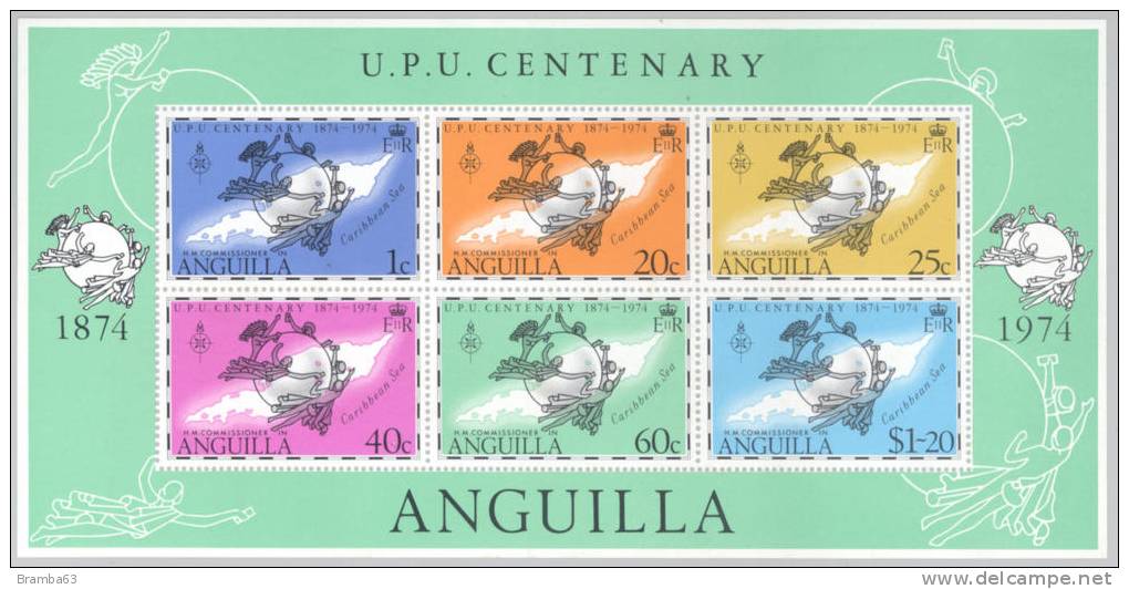 ANGUILLA - U.P.U. CENTENARY 1874-1974  (rif.Max) - Anguilla (1968-...)