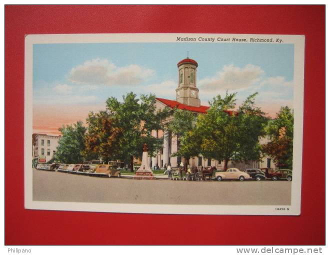 - Kentucky > Richmond  Madison County Court House Vintage Wb        == Ref 270 - Richmond