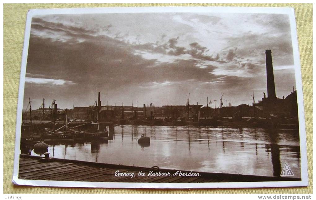 ==GB Aberdeen Harbour  Foto AK 1953 - Storia Postale