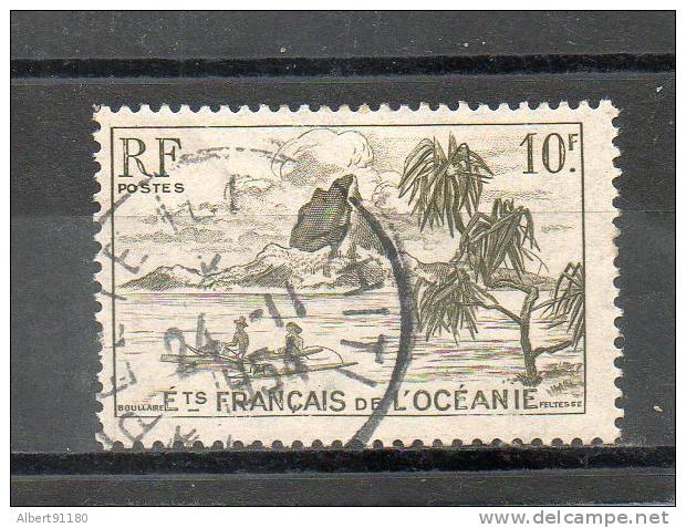 OCEANIE 10f Brun Olive  1948 N°197 - Usati