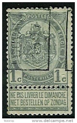 LOUVAIN 1897  Pos.A - Roller Precancels 1894-99