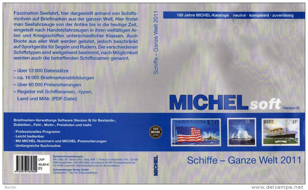 Schiffe Aller Welt A-Z MlCHEL 2011 Neu 50€ Boote Schiffs-Motive Register CD 29.000 Stamps Topics Ship Of All The World - Sous-marins