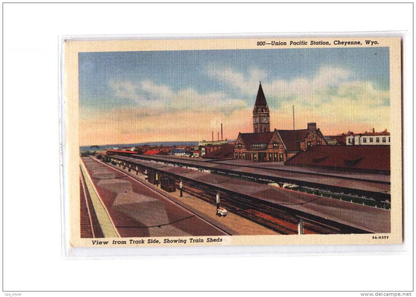 USA Wyoming, Cheyenne, Union Pacific Station, Ed ? 900, 196? - Cheyenne
