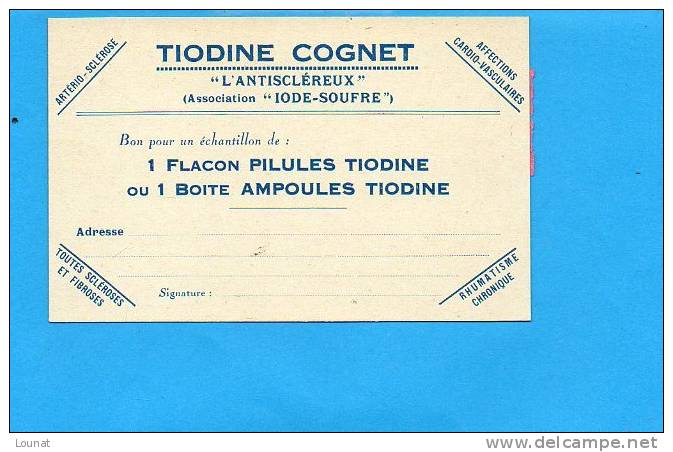 TIODINE COGNET - Laboratoires ARMINGEAT & Cie  - Paris III è - Santé