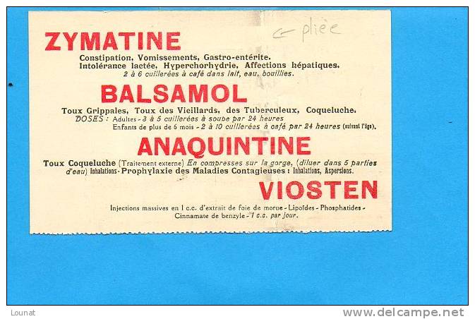 ZYMATINE Lescène (pliée) - Laboratoires L.M. Et Docteur LESCENE  - Paris XV è - Gesundheit