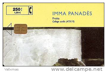 Tarjeta SPAIN P-404  Imma Panades - Coleccione Arte - Fecha 10/99 Tirada 4000 - Emisiones Privadas