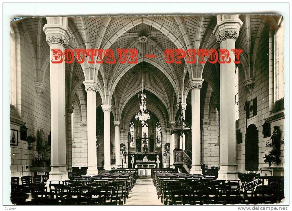 37 - BEAUMONT La RONCE - Intérieur De L'église - Dos Scané - Beaumont-la-Ronce