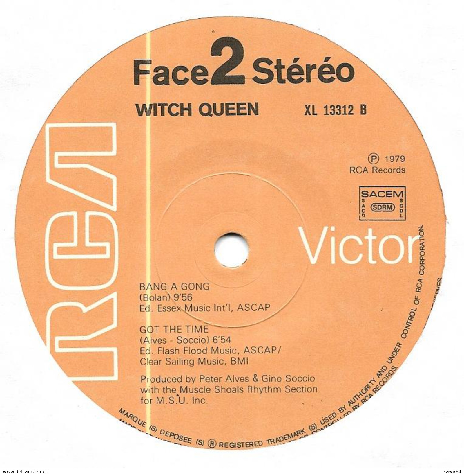 LP 33 RPM (12") Witch Queen / Marc Bolan " Witch Queen " - Disco & Pop