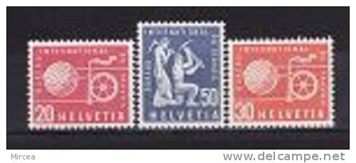 Suisse 1959  -  Yv.no.411-3 Neufs** - Service