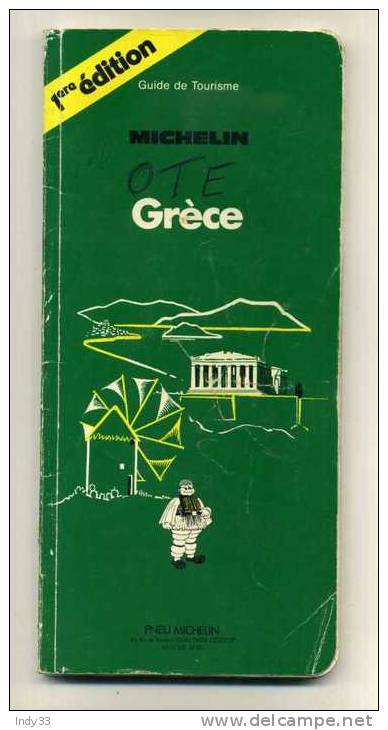 - GUIDE VERT MICHELIN . GRECE 1983 - Michelin (guide)