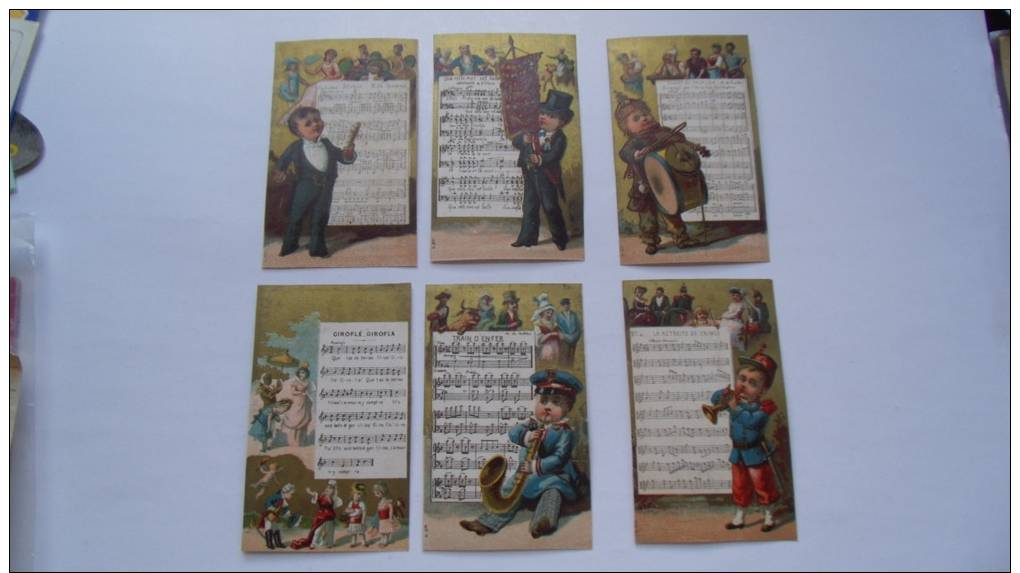 Lot 10 Chromo Dore  Chanson Partition - Other & Unclassified