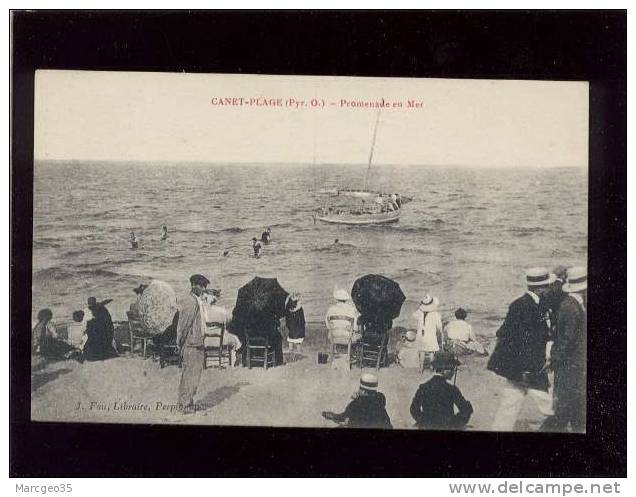 Banyuls Sur Mer Promenade En Mer  édit.fau , Bateau , Animée - Banyuls Sur Mer