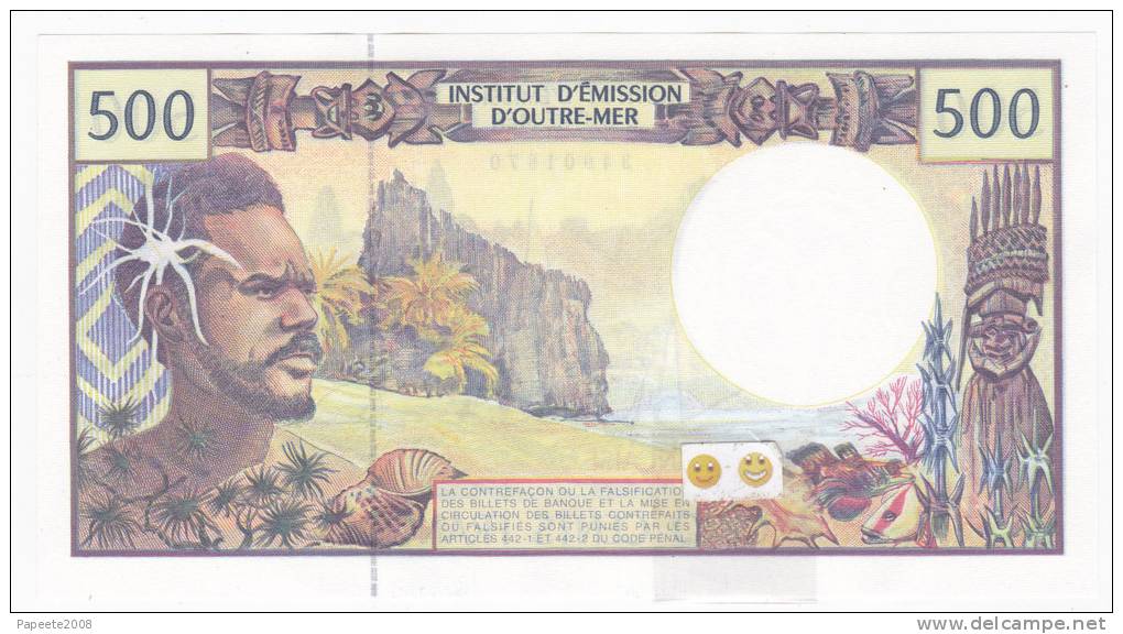 Polynésie Française / Tahiti - 500 FCFP - Z.014 / 2011 / Signatures Barroux-Noyer-Besse - Neuf  / Jamais Circulé - French Pacific Territories (1992-...)