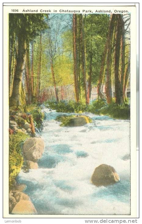 USA – United States – Ashland Creek In Chatauqua Park, Ashland, Oregon, Early 1900s Unused Postcard [P6050] - Other & Unclassified