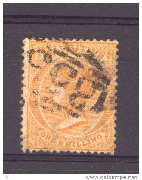 Maurice  -  1863  :  Yv  38  (o)   Filigrane CC    ,     N5 - Mauritius (...-1967)