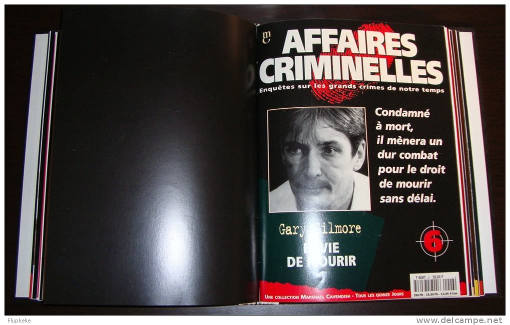 Affaires Criminelles Collection complète, Classeurs + Revues + VHS  + Coffrets Marshall Cavendish 1995