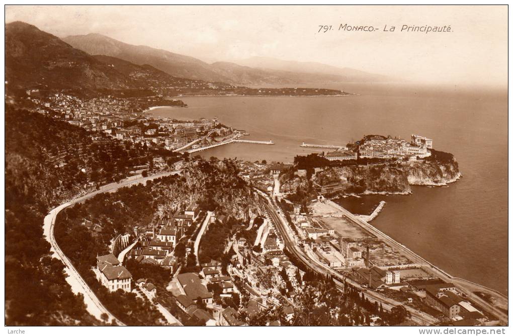 MONACO - La Principauté. Carte Photo. Voyagée 1927 - Autres & Non Classés