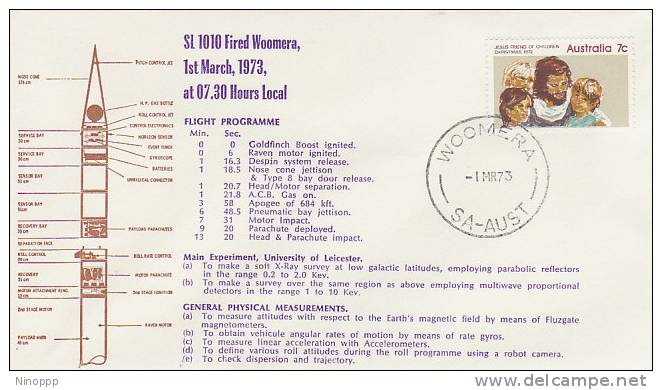 Australia-1973 Skylark  Launch SL 1010  Souvenir Cover - Oceania