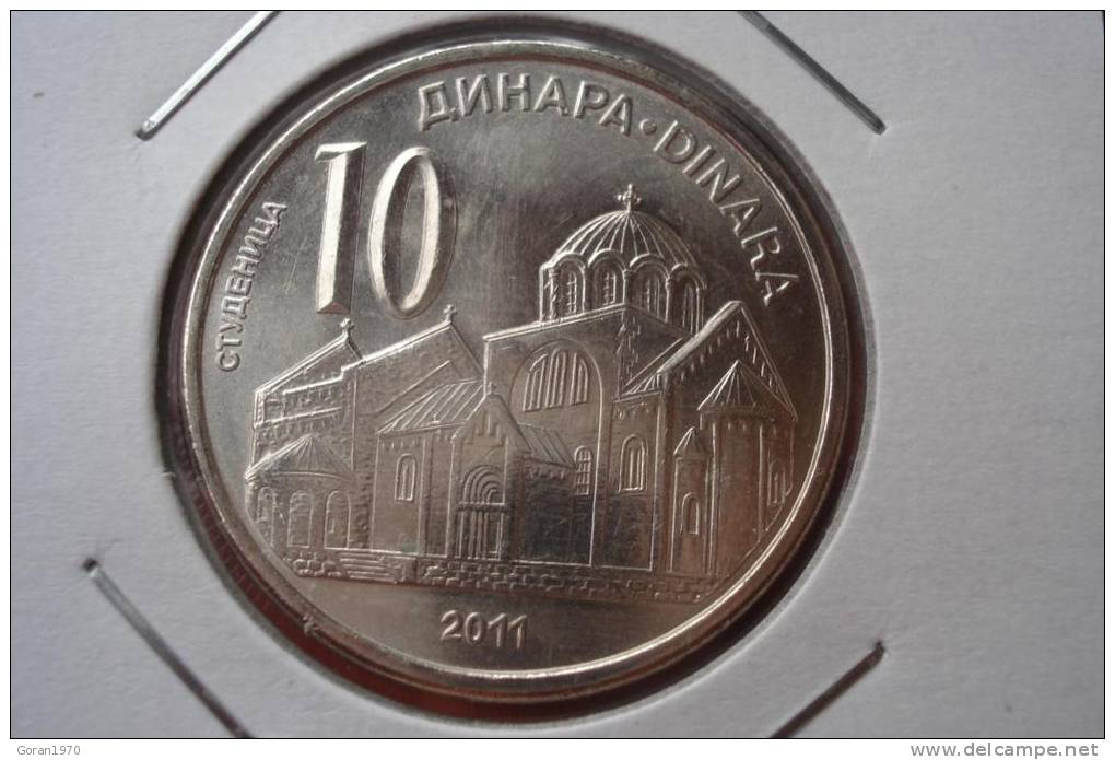 Serbia 10 Dinara 2011 UNC / BU - Serbie