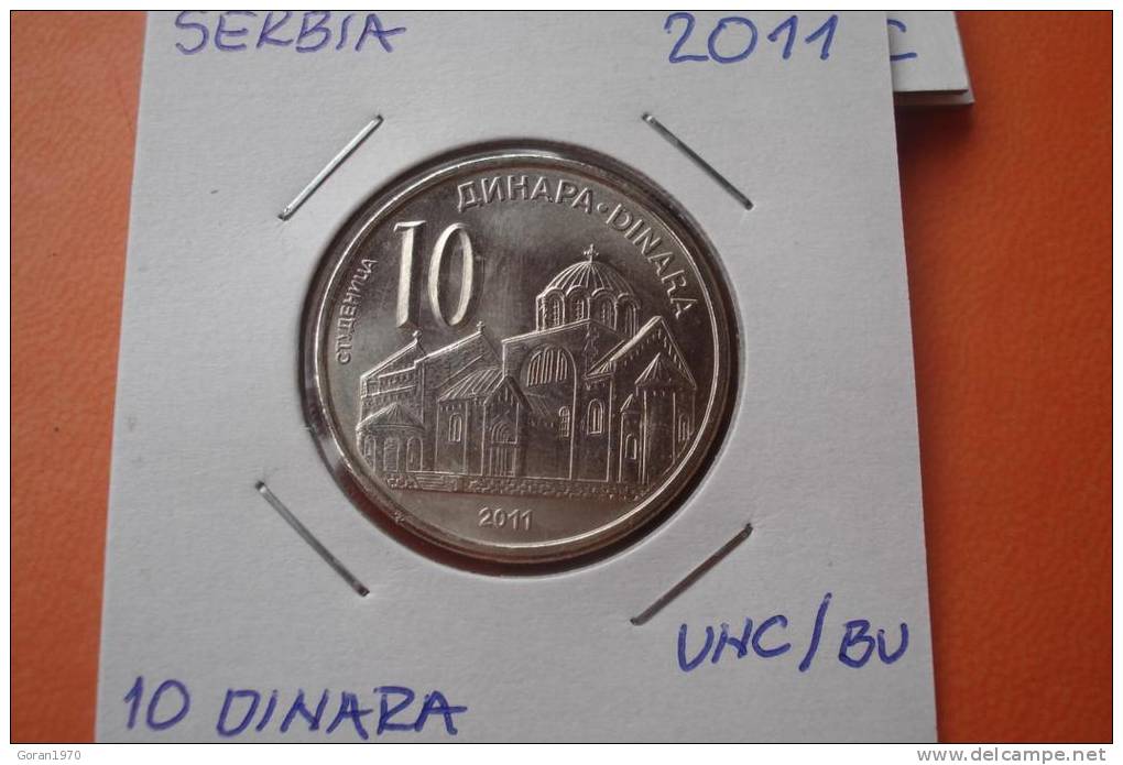 Serbia 10 Dinara 2011 UNC / BU - Serbie