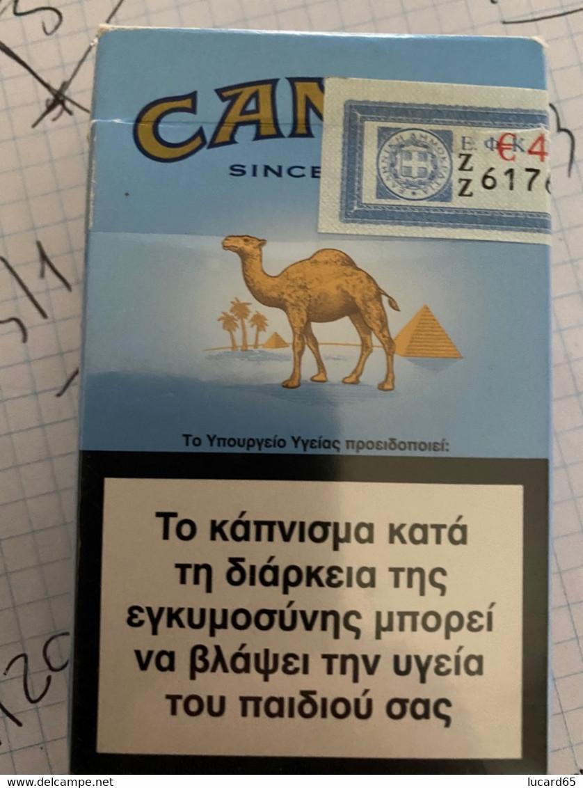 TABACCO - CAMEL COLLECTORS -  CAMEL BLUE  - EMPTY PACK GREECE - Contenitori Di Tabacco (vuoti)