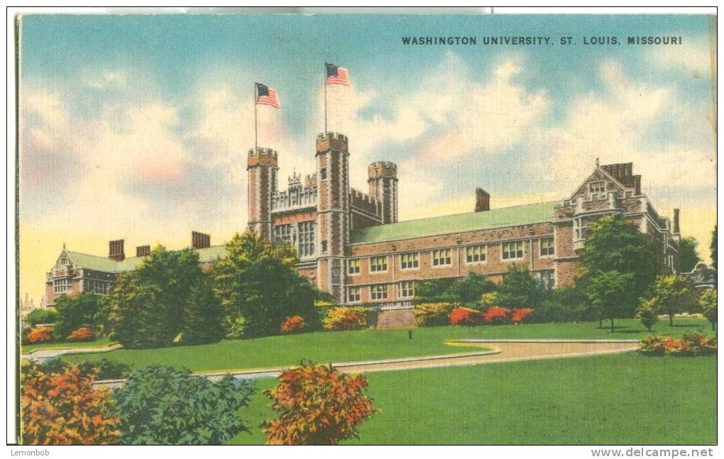 USA – United States – Washington University, St. Louis, Missouri, Unused Linen Postcard [P6059] - St Louis – Missouri