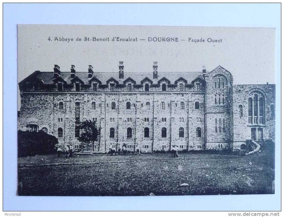 Abbaye De St Benoit D'ENCALCAT, DOURGNE, Façade Ouest. - Dourgne
