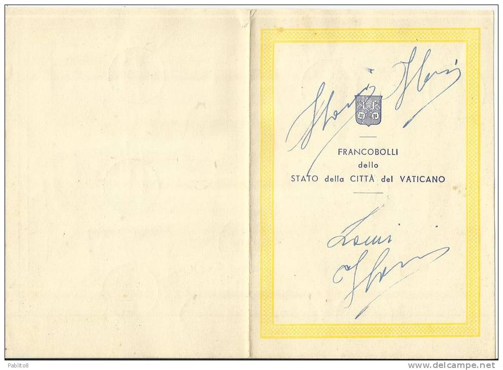 VATICANO VATICAN VATIKAN 1949 BASILICHE TIMBRATI SU BOLLETTINO UFFICIALE LIBRETTO BOOKLET COMPLETE SET USED - Carnets