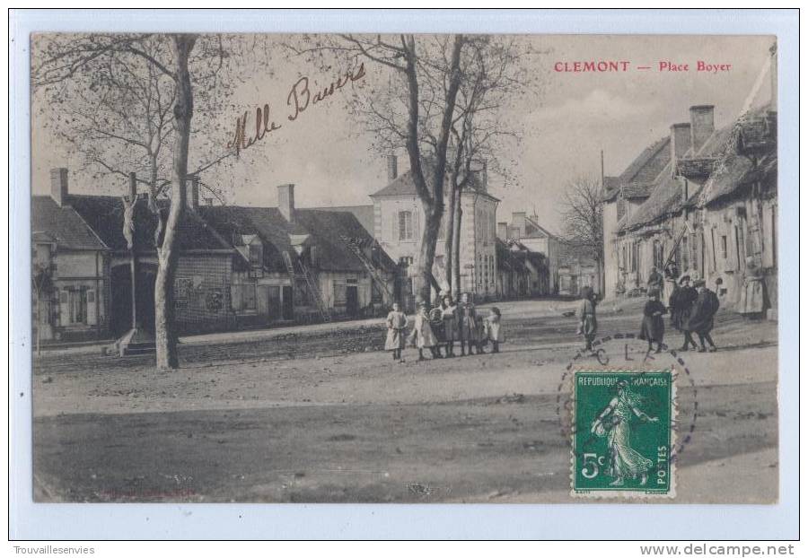 CLEMONT - PLACE BOYER - Clémont