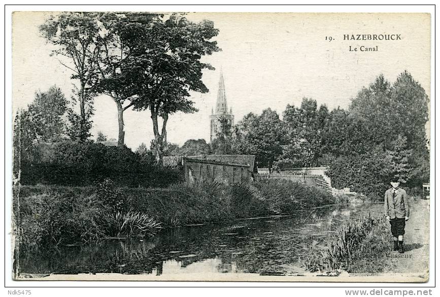 59 : HAZEBROUCK - LE CANAL - Hazebrouck