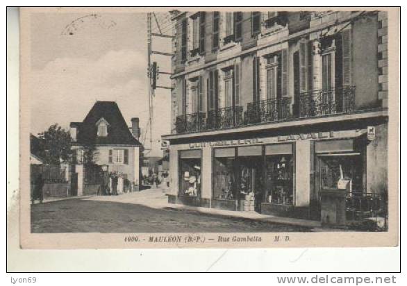 MAULEON RUE GAMBETTA - Mauleon Licharre