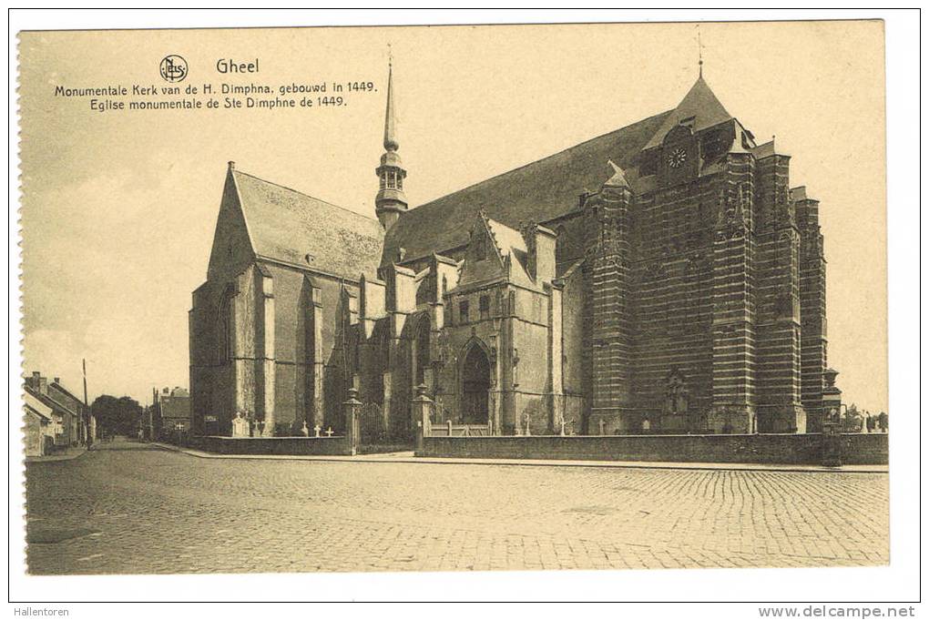 Geel  Monumentale Kerk Van De H.Dimphna, Gebouwd In 1449 - Geel