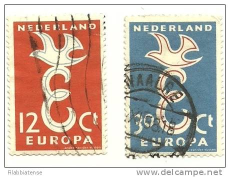 1958 - Olanda 691/92 Europa ---- - 1958