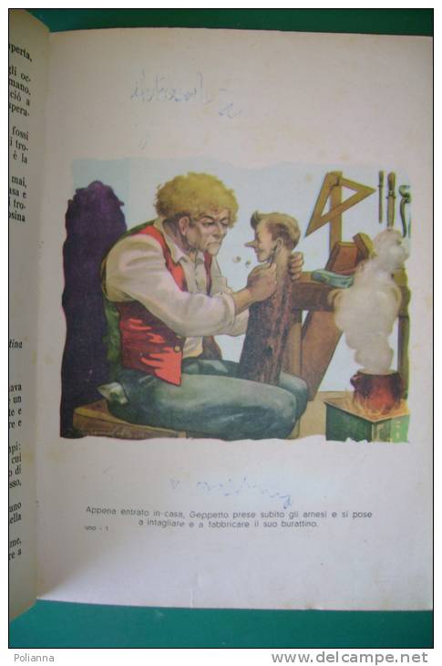 PEA/6 Collodi PINOCCHIO Ed.Boschi 1963/Illustrazioni Di G.Moroni Celsi - Old