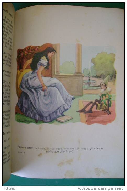 PEA/6 Collodi PINOCCHIO Ed.Boschi 1963/Illustrazioni Di G.Moroni Celsi - Old