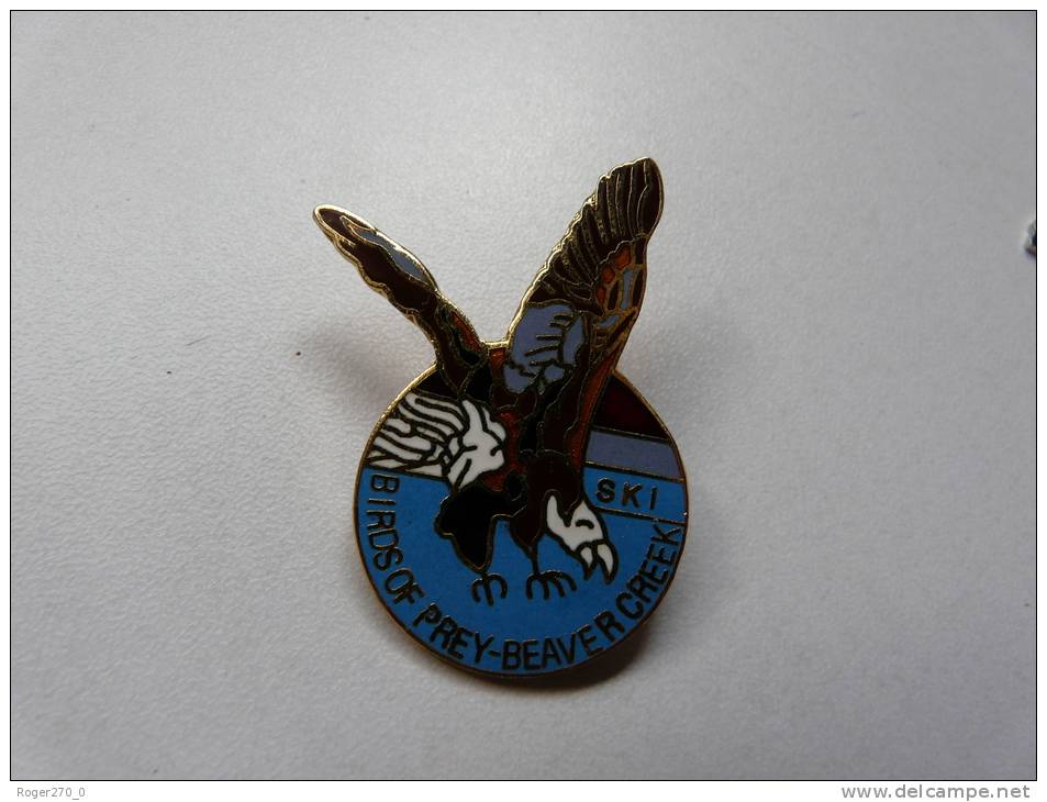 Superbe Broche ( No Pin´s )  Birds Of Prey - Beaver Creek , Ski , Aigle Vautour , USA , En EGF - Ciudades