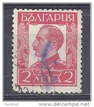 BULGARIA 1931 King Boris III  - 2l. - Red FU - Gebruikt