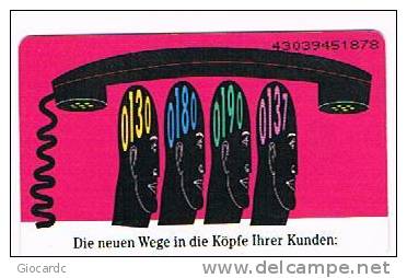 GERMANIA (GERMANY) - DEUTSCHE TELEKOM (CHIP) - 1993 DIE NEUN WEGE .....     A13     - USED ° - RIF. 5782 - A + AD-Reeks :  Advertenties Van D. Telekom AG