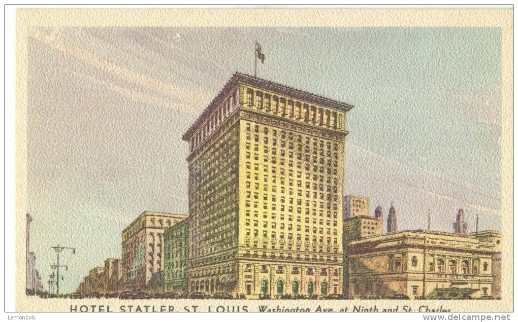 USA – United States – Hotel Statler, St. Louis, Unused Postcard [P6137] - St Louis – Missouri