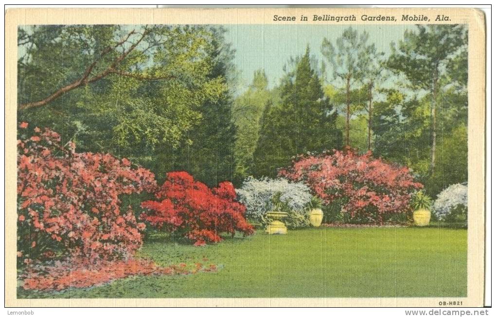 USA – United States – Scene In Bellingrath Gardens, Mobile, Ala, Unused Postcard [P6147] - Mobile