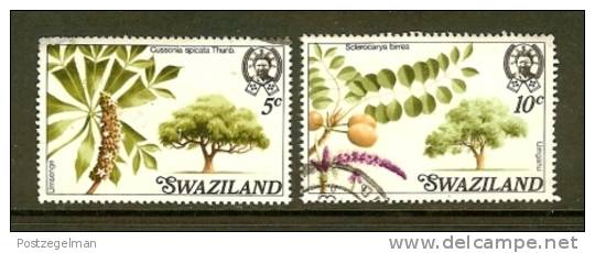 SWAZILAND 1978 CTO Stamp(s) Trees 285-288 2 Values Only (thus Not Complete) - Trees